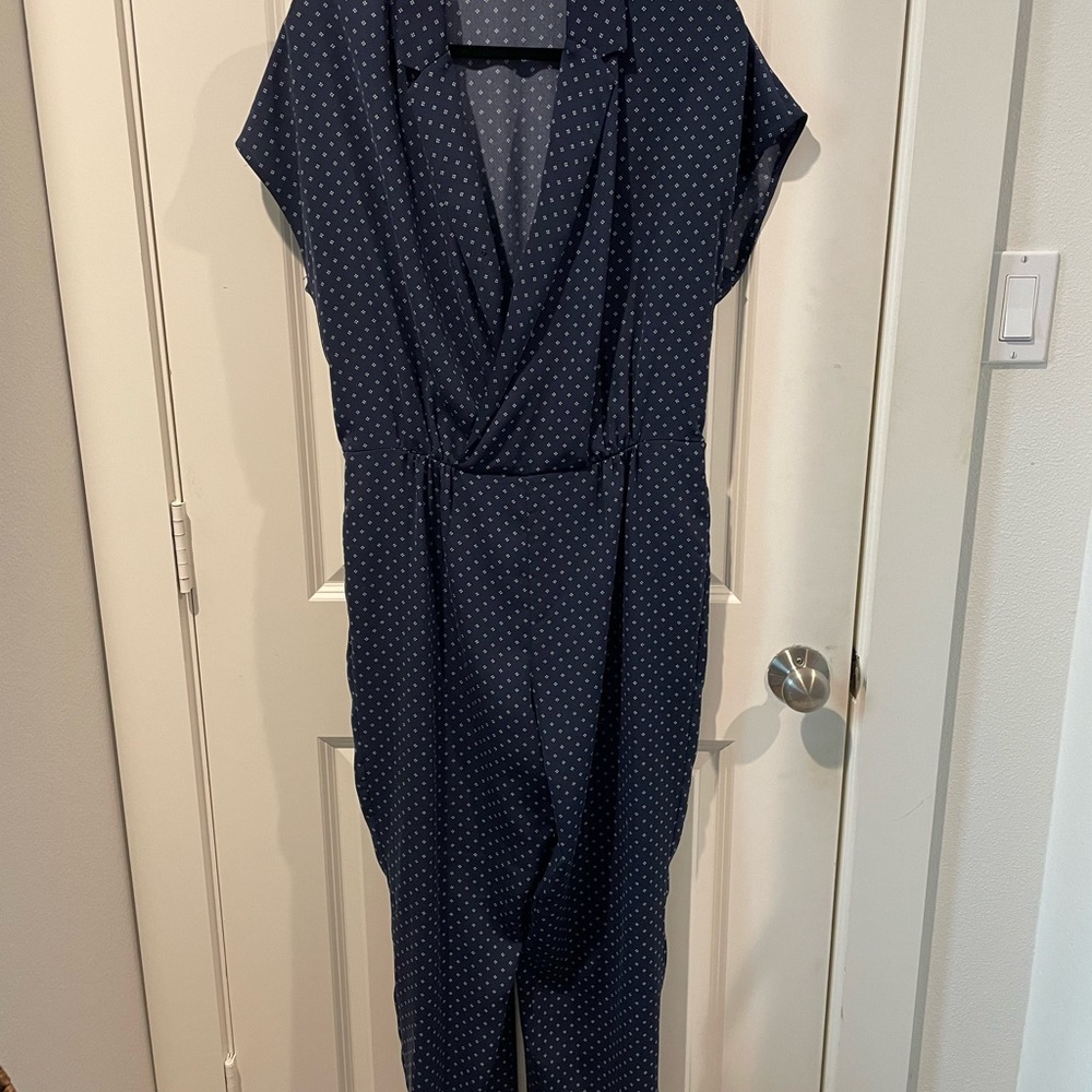 JCrew Navy Jumpsuit
